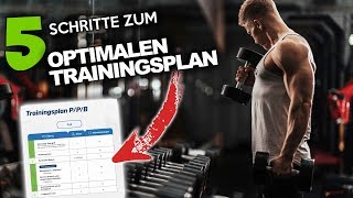 SO erstellst du DEINEN OPTIMALEN TRAININGSPLAN in 5 Schritten [upl. by Attenweiler]