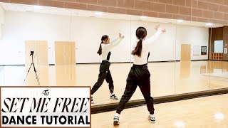 TWICE quotSET ME FREEquot Lisa Rhee Dance Tutorial [upl. by Ahgem540]