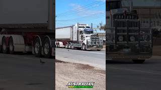 Kenworth T909 grain truck turning and accelerating [upl. by Neerhtak]