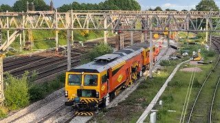 Colas Tamper work Basford Hall Junction 27524 [upl. by Ancier]