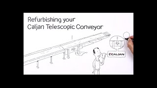 Caljan  Refurbish and extend the lifetime of your Telescopic Conveyor [upl. by Curr]