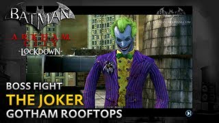 Batman Arkham City Lockdown  Walkthrough  Joker Boss Fight [upl. by Notfa120]