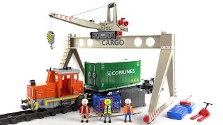 Playmobil RC Cargo Train megaset review 4085 [upl. by Elahcar]