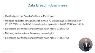 Data Breach  DSGVO 917 [upl. by Friedlander]