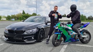 BMW 435i 400hp  motor stunt ciężkie upalanie maszyn test Przemasa [upl. by Schluter]