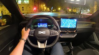 New DACIA DUSTER 2024  NIGHT POV test drive amp FULL REVIEW TCe 130 HP 4X4 [upl. by Jesselyn]