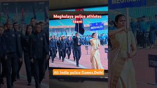 Meghalaya police athletes  All india police games at Delhi meghlayapolice policegames [upl. by Hawger]