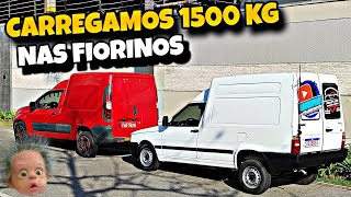 CARREGAMOS 1500 KG NAS FIORINOS SEM DÓ [upl. by Asyle]