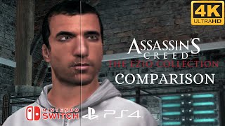 Assassins Creed 2 The Ezio Collection Switch Vs PS4 Graphics Comparison [upl. by Lyell]