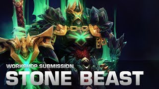 Dota 2 Stone Beast Wraith King Set  Collectors Cache Submission [upl. by Dranyar]