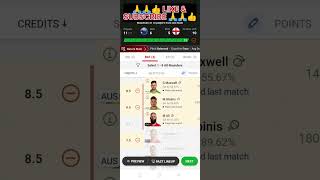 AUS vs ENG Dream11 AUS vs ENG Dream11 Prediction Australia vs England T20 Dream11 Team Today [upl. by Ateuqirne741]