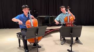 TheChanClan Duet for Two Cellos op22 no1 by Friedrich August Kummer  2024 Spring Cello Recital [upl. by Toms740]