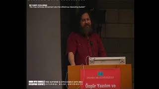 Richard Stallman  The Free Software Movement and the GNULinux Operating System [upl. by Ethbin]