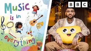 Zayn Malik Reads Music Is In Everything  CBeebies Bedtime Stories [upl. by Suravart]