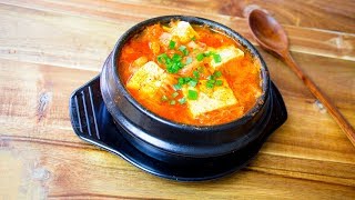 Kimchi Jjigae  Easy Kimchi Stew [upl. by Hulton]