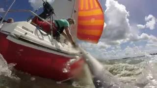 Sailing The Netherlands Contest 31 Gopro July 2016  Red King [upl. by Orna814]