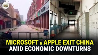 Chinas economy faces further downturn Microsoft and Apple accelerating the divestment and withdraw [upl. by Gerstein]