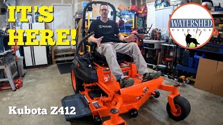 039  Kubota Z412 Zero Turn Mower  Full Overview  Giveaway [upl. by Glennie]