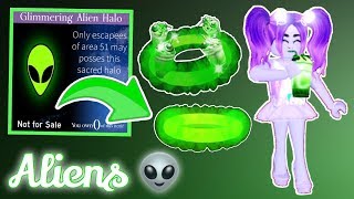 NEW ALIEN HALO ALIEN REALM AND ALIEN APARTMENTS Royale High Update and Leaks [upl. by Maximilianus587]