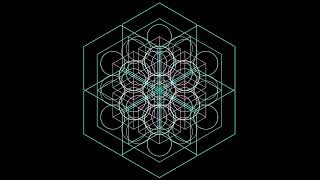 Metatrons Cube Moving Meditation  Sacred Geometry Animations [upl. by Eetnod933]