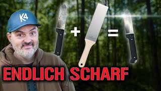 Endlich scharfe Messer  Schmiedeglut Schärfer im Test [upl. by Aron]