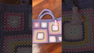 How to crochet blanket for beginners 💙tote bag crochet shortvideo baby [upl. by Lacey]