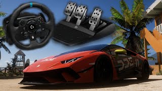 Logitech G923 Driving By Itself FIX Forza Horizon 5 [upl. by Nhar53]