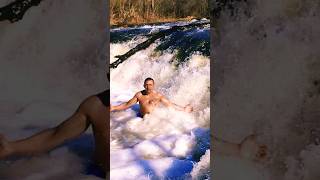 Cold plunging another waterfall [upl. by Enotna]