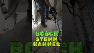 Bosch Stemmhammer in Aktion DIY Zementestrich mühelos entfernen diy bosch handwerk [upl. by Bulley941]