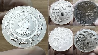 2024 Royal Australian Mint Silver Lunar Dragon Coin 1oz [upl. by Eey992]