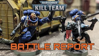 40K Kill Team Battle Report  Space Marines Intercessor Squad Vs Tyranid Hive Fleet [upl. by Daune]