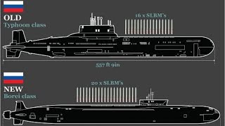 World largest submarine Typhoon Borei A Newest Super Quiet Nuclear Submarine Russia Navy [upl. by Hannah669]