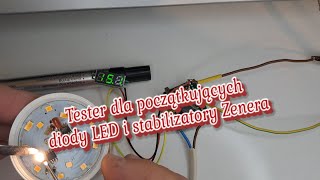 Tester dla początkujących diody LED i stabilizatory Zenera na generatorze blokującym [upl. by Ysac]