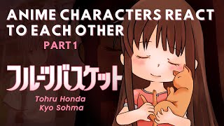 Anime Characters React To Each Other  GCRV  Part 1  Fruits Basket [upl. by Melania551]