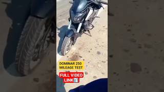 Dominar 250 Mileage Test dominar shorts ytshorts viral [upl. by Piero]