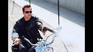 Terminator 2 Bike Chase 4K Remastered 2017  3D [upl. by Curtis655]