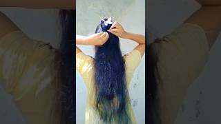 Beautiful bun hairstyle hack hair hairstyle hairtutorial bun summer hack shorts [upl. by Adnol]