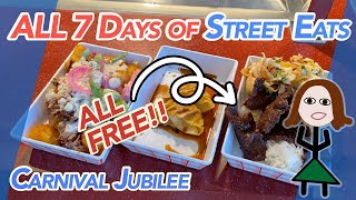 What is STREET EATS on the Carnival Jubilee NEW SHIP [upl. by Onaivlis]