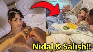 Salish Matter VISITS Nidal in Hospital 😫 [upl. by Alakcim]