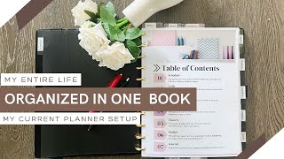 Organizing My Entire Life In One Book plannersetup organizedlife [upl. by Neu608]