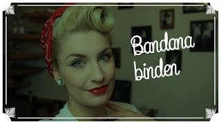 Bandana  Tuch falten  das super einfache Tutorial für Anfänger [upl. by Rivalee254]