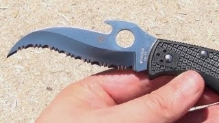 Spyderco Matriarch Emerson Wave Folding Knife [upl. by Eehtomit]