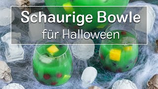 Halloweenbowle mit Alkohol  HALLOWEEN REZEPTE  eatde [upl. by Yand]