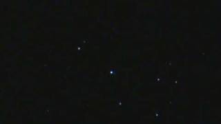 The Pleiades  M45  filmed with camcorder [upl. by Glynis]