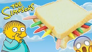 Sándwich de Lápices de colores de Ralph Wiggum de Los Simpsons [upl. by Eissolf968]