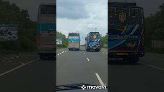 Leyland overtaking electric bus KPN vs NEOGo [upl. by Center]