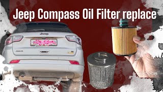 Jeep Compass Oil Filter Replace ll Oil Filter Replacement ll [upl. by Efthim]