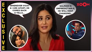 Katrina Kaifs UNFILTERED interview on married life with Vicky makes FUN of Salman Khan Tiger 3 [upl. by Latnahs89]