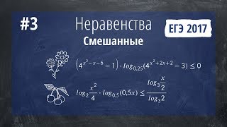 4 неравенства с основной волны ЕГЭ 1617 года [upl. by Mita]