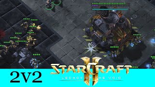 Zalrockscher Selbstangriff  Starcraft 2 Legacy of the Void 2v2 Deutsch  German [upl. by Aneekat]